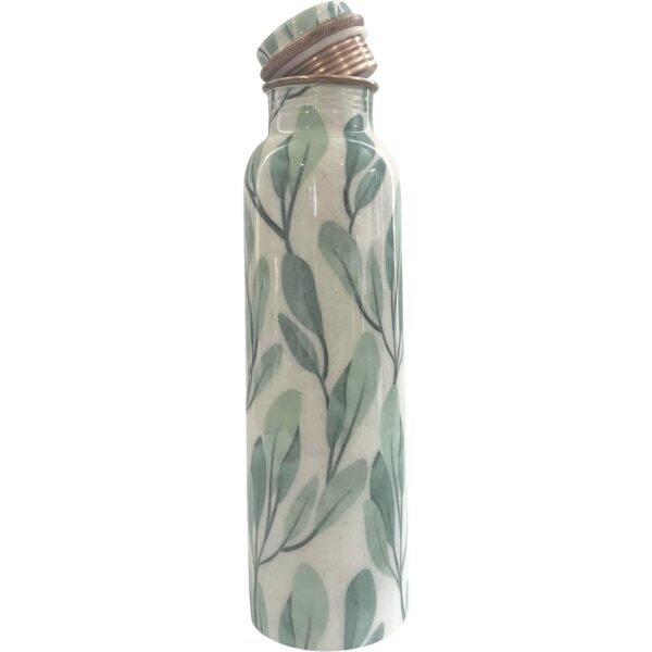 Koper waterfles groen 750ml