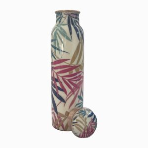 Koper waterfles palm kleur 750ml