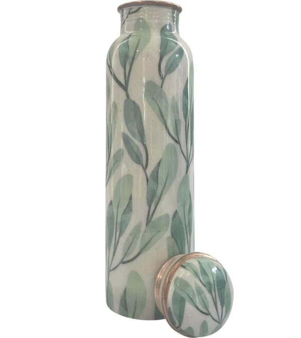 Koper waterfles groen 750ml - Afbeelding 2