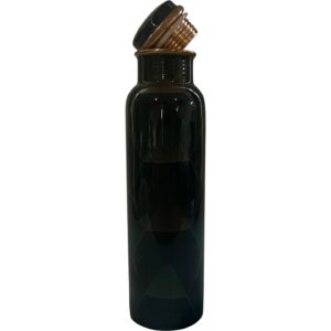 Koper waterfles zwart 750ml