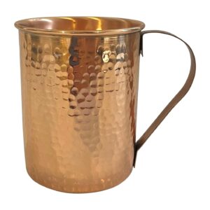 Koper beker gehamerd