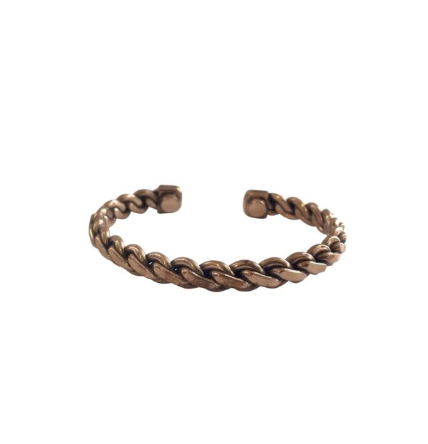 Koper armband gevlochten - Afbeelding 3