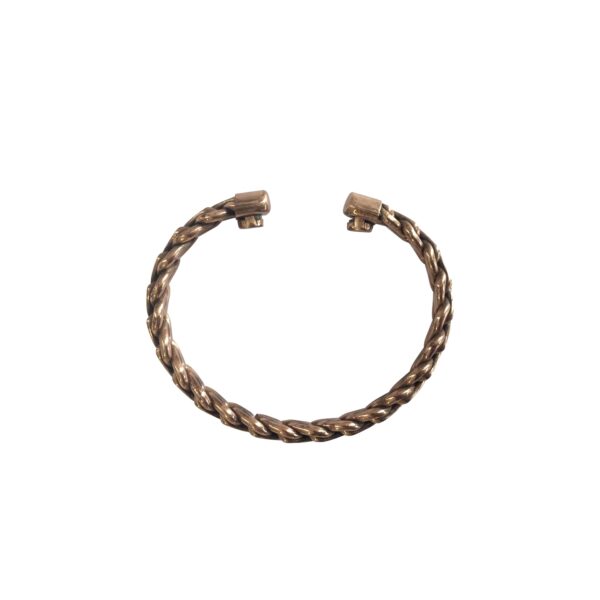 Koper armband gevlochten - Afbeelding 2