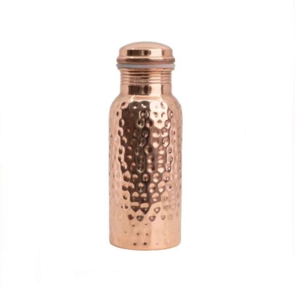 Koper waterfles gehamerd 500ml
