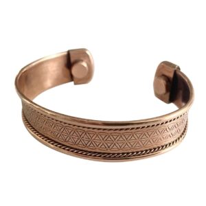 Koper armband met magneten