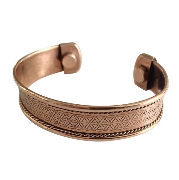 Koper armband met magneten